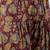Burgundy Floral Printed Mandarin Collar Pure Cotton Kurta with Salwar & Dupatta