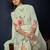 Floral Printed Regular Linen Straight Kurta With Trousers & Dupatta