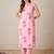 Women Floral Printed Regular  Cotton Kurta with Trousers