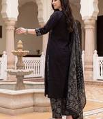 Women Ethnic Motifs Printed Regular Pure Cotton Kurta with Palazzos & With Dupatta