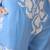 Floral Printed V-Neck  Cotton Straight Kurta With Trousers