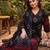Women Ethnic Motifs Printed Regular Thread Work  Cotton Kurta with Trousers & With Dupatta