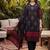 Women Ethnic Motifs Printed Regular Thread Work  Cotton Kurta with Trousers & With Dupatta