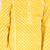 Boys' yellow and white cotton kurta and pyjama set
