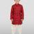 Boys' red kurta and patiala set