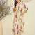 Women Floral Printed Regular Thread Work Kurta with Palazzos