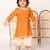 Sishu girls' yellow kurta and patiala set