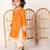 Sishu girls' yellow kurta and patiala set