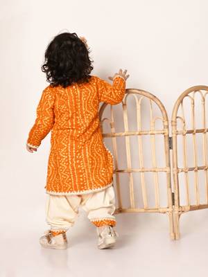 Sishu girls' yellow kurta and patiala set 3