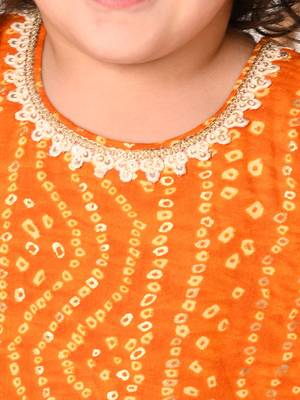 Sishu girls' yellow kurta and patiala set 4