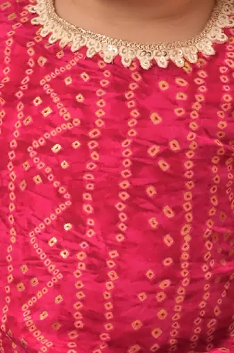 Sishu girls' pink kurta and patiala set