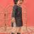 Sishu girls' navy blue kurta and patiala set