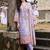 Women Floral Printed Regular Thread Work Linen Kurta with Trousers & With Dupatta