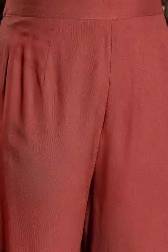 Floral Zari Embroidered Straight Kurta with Trouser & Dupatta