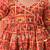 Sishu girls' red kurta and dhoti set