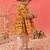 Sishu girls' yellow kurta and dhoti set