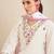 Floral Embroidered Thread Work  Cotton Straight Kurta With Trousers & Dupatta