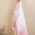 Floral Embroidered Thread Work  Cotton Straight Kurta With Trousers & Dupatta