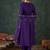 Embroidered Square Neck Anarkali Kurta With Trousers And Dupatta