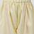 Cotton blend kurta dhoti set for girls | cream yellow | embroidered | festive wear
