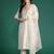 Plus Size Ethnic Motifs Embroidered Panelled Liva Kurta Set