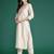 Plus Size Ethnic Motifs Embroidered Panelled Liva Kurta Set