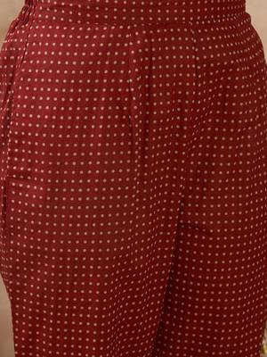 Women Ethnic Motifs Printed Regular  Cotton Kurta with Trousers & With Dupatta 4