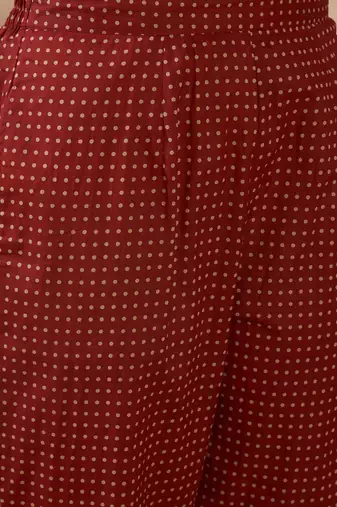 Women Ethnic Motifs Printed Regular Pure Cotton Kurta with Trousers & With Dupatta