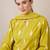 Floral Printed Notch Neck Sequinned  Cotton Kurta & Trousers & Dupatta