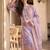 Women Floral Printed Regular Linen Kurta with Trousers & With Dupatta