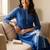 Women Ethnic Motifs Printed Regular  Cotton Kurta with Trousers
