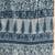 Blue Floral Printed V-Neck  Cotton Straight Kurta with Palazzo & Dupatta