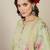 Women Floral Embroidered Thread Work  Cotton Kurta with Trousers & Dupatta