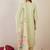 Women Floral Embroidered Thread Work  Cotton Kurta with Trousers & Dupatta