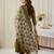 Embroidered Regular Thread Work Kurta With Trousers & Dupatta