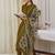 Embroidered Regular Thread Work Kurta With Trousers & Dupatta