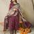 Floral Printed V Neck  Cotton Kurta With Salwar & Dupatta