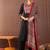 Women Ethnic Motifs Black Printed  Cotton Kurta with Trousers & Dupatta
