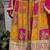 Floral Embroidered Sequinned Chinon Straight Kurta With Palazzos & Dupatta