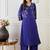 Women Floral Embroidered Regular Thread Work Kurta with Palazzos