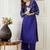 Women Floral Embroidered Regular Thread Work Kurta with Palazzos