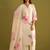 Women Floral Printed Regular Sequinned Linen Kurta with Trousers & With Dupatta