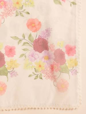 Women Floral Embroidered Regular Thread Work Kurta with Trousers & With Dupatta 6