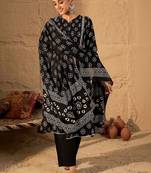 Women Ethnic Motifs Printed Regular  Cotton Kurta with Trousers & With Dupatta