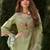 Women Floral Embroidered Regular Sequinned Cotton Kurta with Trousers & Dupatta