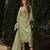 Women Floral Embroidered Regular Sequinned Cotton Kurta with Trousers & Dupatta