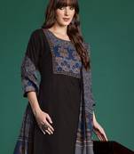 Ethnic Motifs Printed Mirror Work  Cotton Kurta with Trousers & With Dupatta