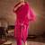 Floral Embroidered V-Neck Sequinned Cotton Straight Kurta With Trousers & Dupatta