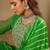 Leheriya Printed Straight Sequinned Georgette Kurta with Trousers & Dupatta