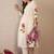 Women Floral Printed Regular Thread Work  Cotton Kurta with Trousers